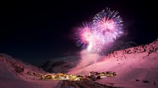 Fireworks in Lech Fireworks in Lech